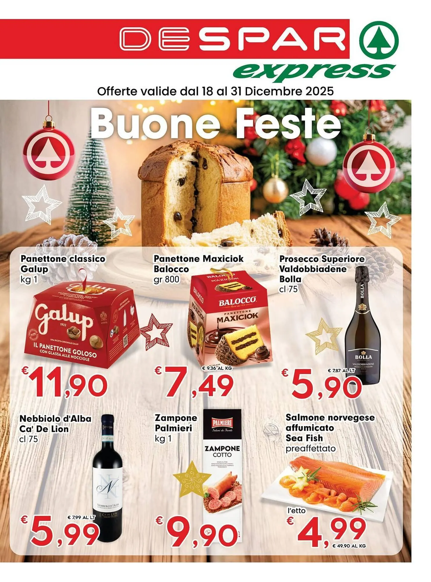 Volantino DeSpar Express da 18 dicembre a 31 dicembre di 2025 - Pagina del volantino 1