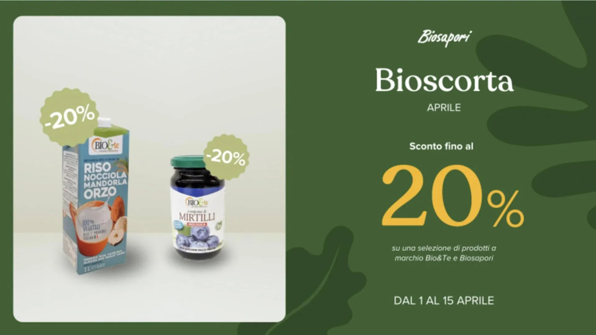 Volantino Biosapori - 1