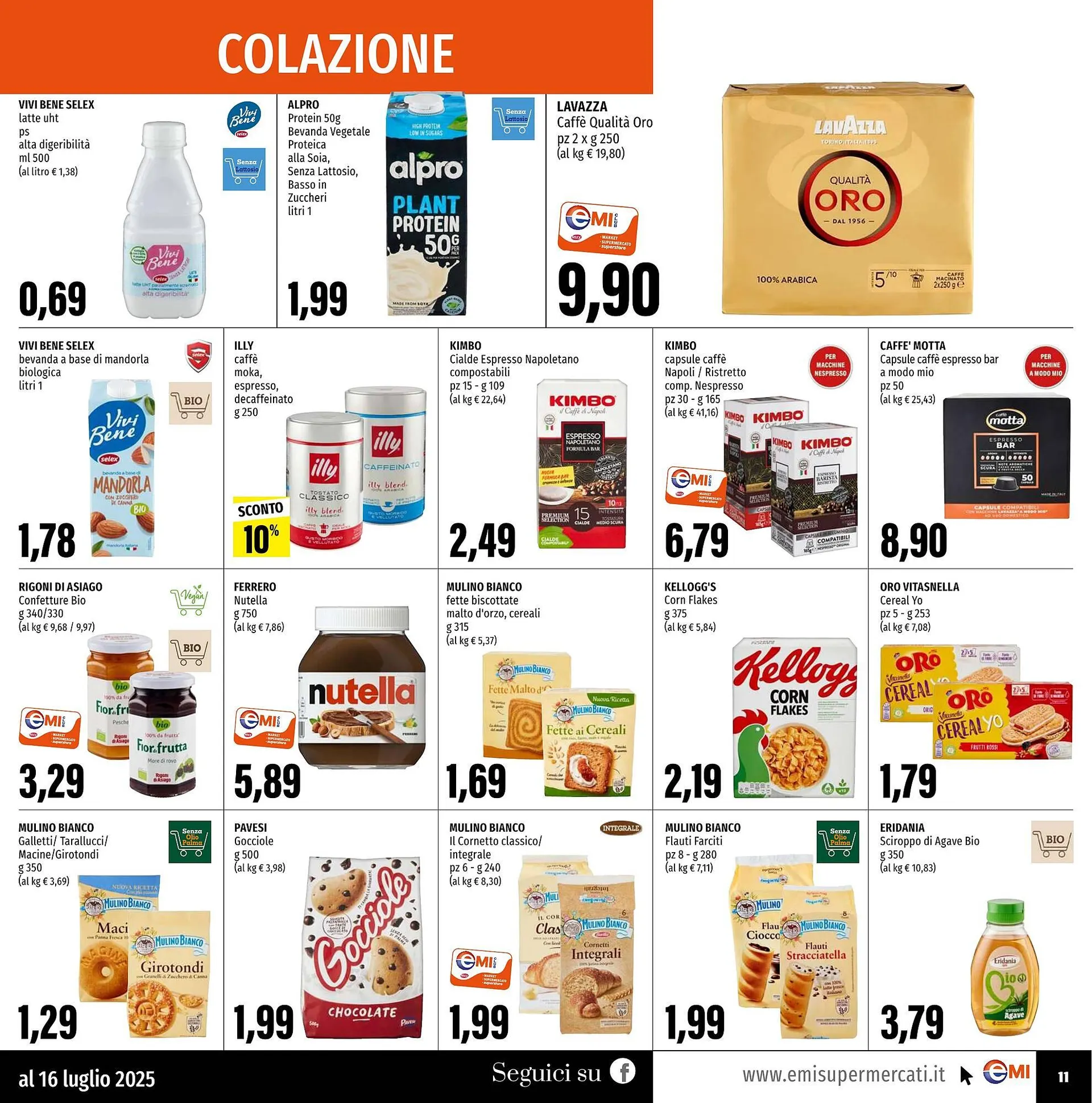 Volantino Emi Supermercati da 3 luglio a 16 luglio di 2025 - Pagina del volantino 11