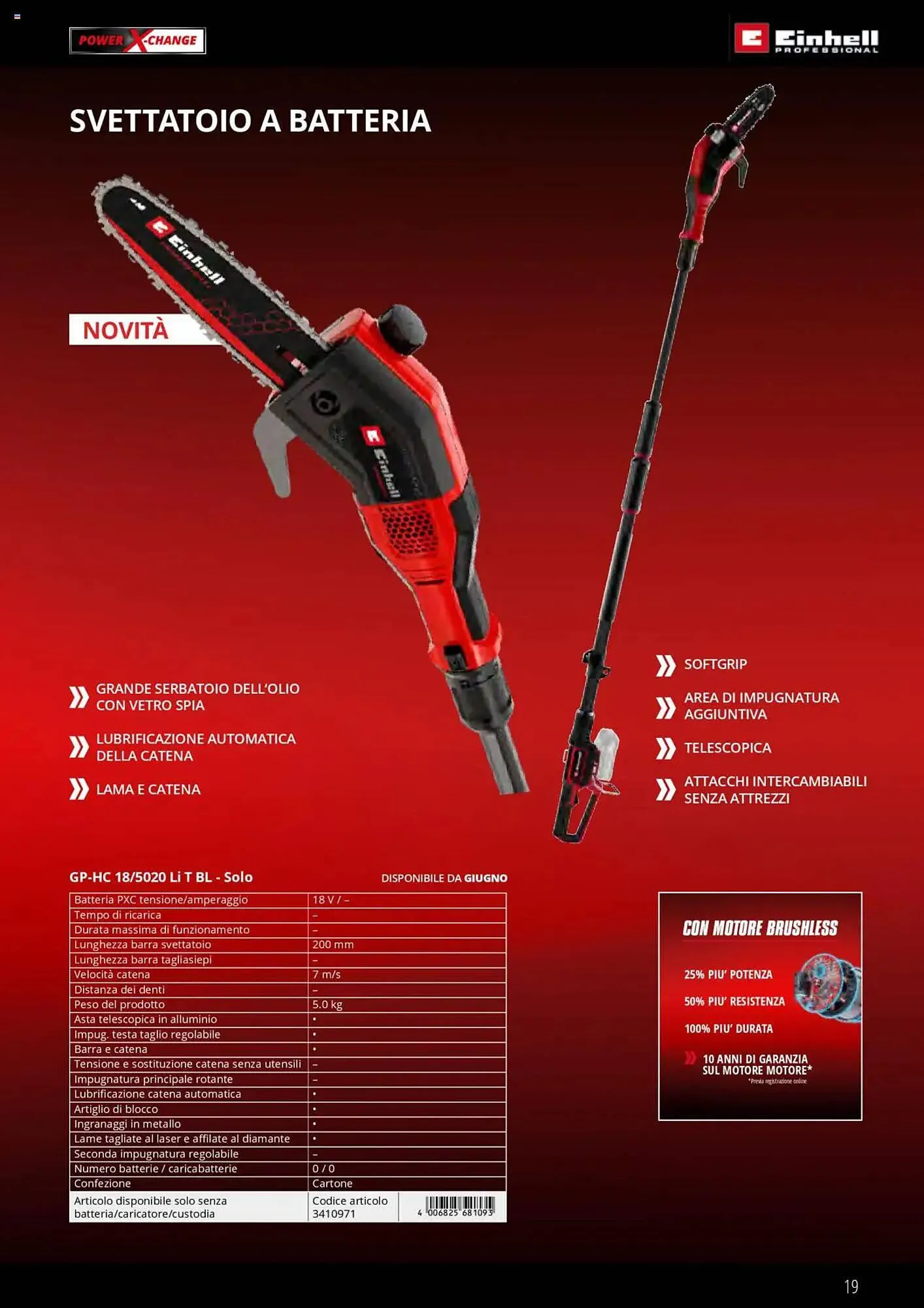 Volantino Einhell da 1 febbraio a 31 dicembre di 2025 - Pagina del volantino 19