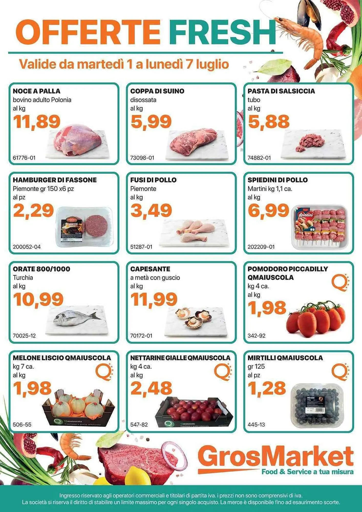 Volantino GrosMarket da 1 luglio a 7 luglio di 2025 - Pagina del volantino 1