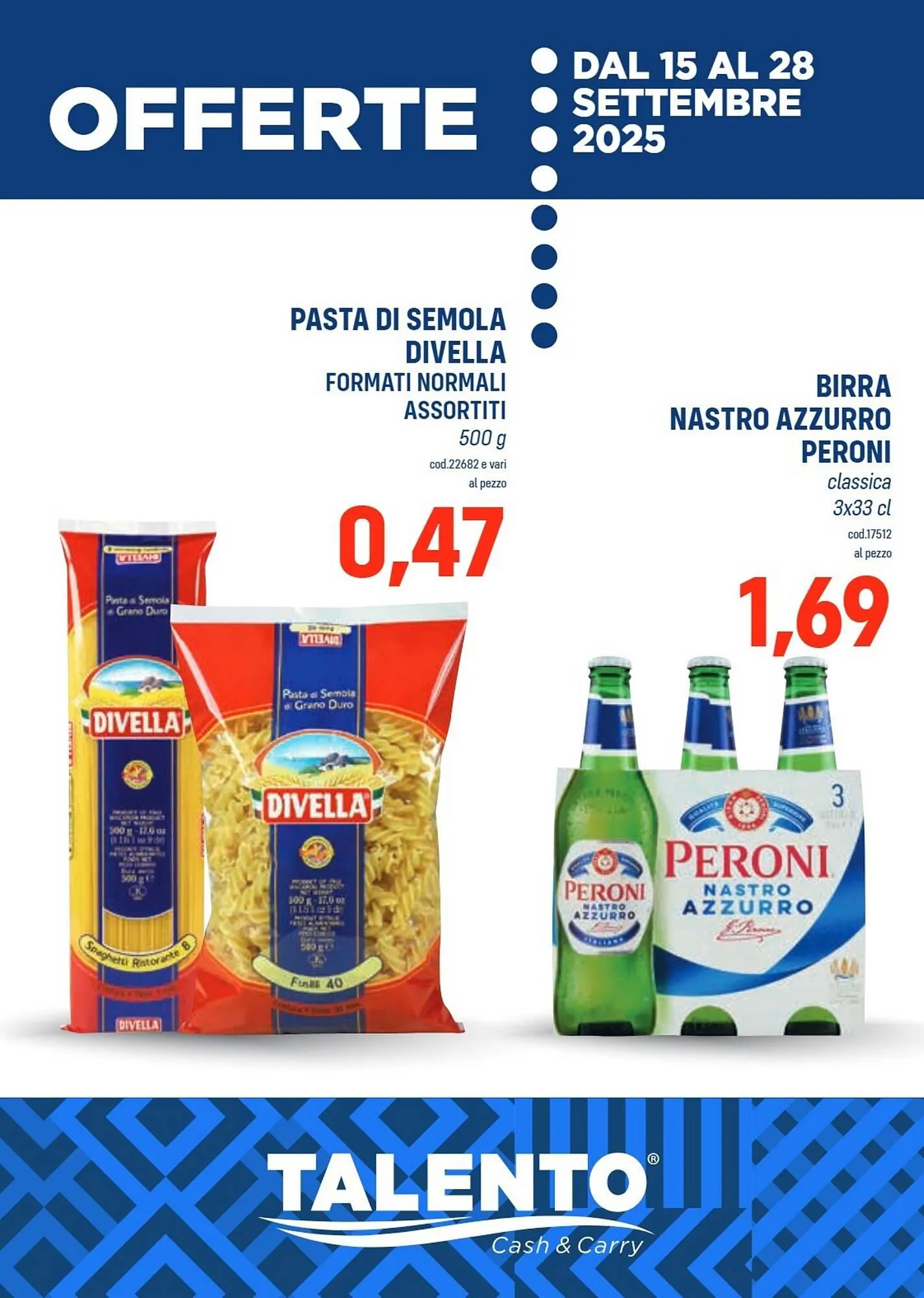 Volantino Talento Professional Store da 15 settembre a 28 settembre di 2025 - Pagina del volantino 1