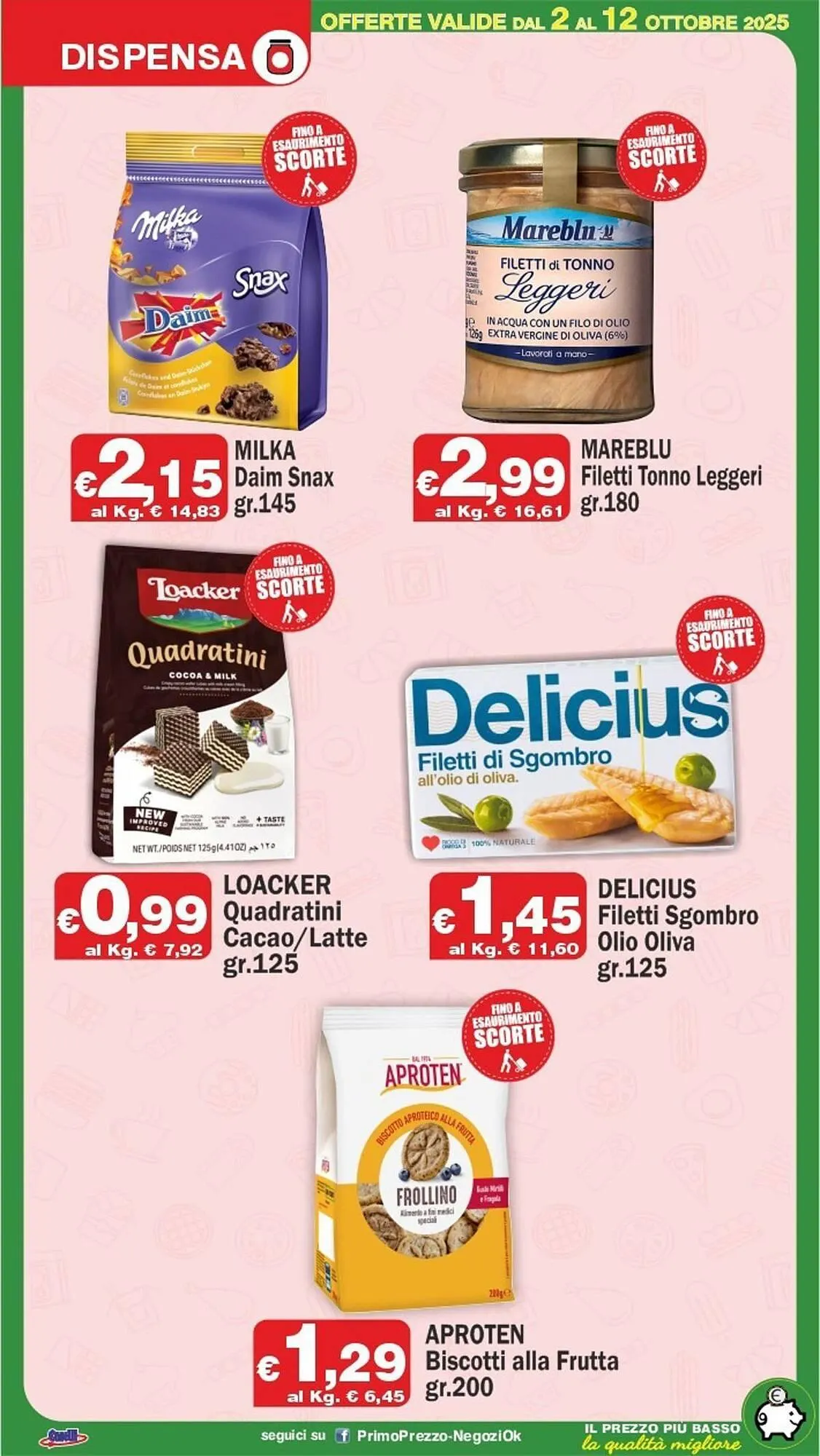 Volantino Primo Prezzo da 2 ottobre a 12 ottobre di 2025 - Pagina del volantino 14