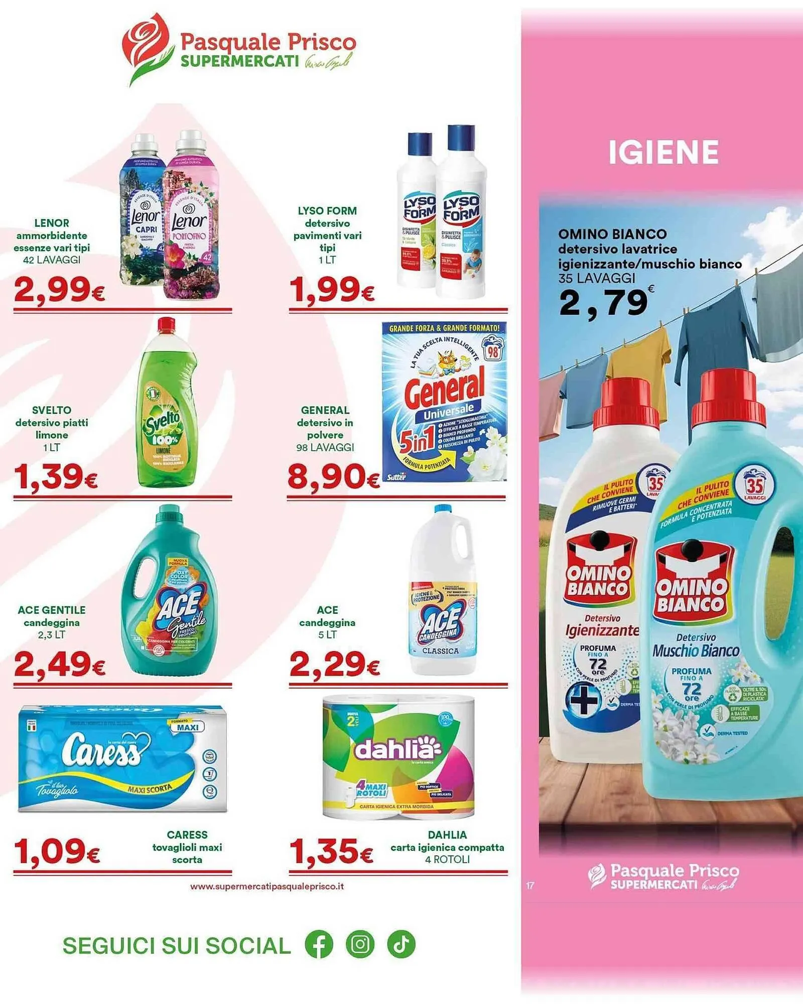 Volantino Supermercati Pasquale Prisco da 28 luglio a 10 agosto di 2025 - Pagina del volantino 17