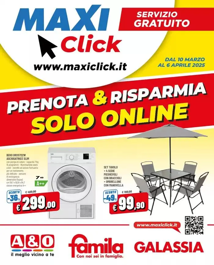 PRENOTA&RISPARMIA SOLO ONLINE da 10 marzo a 6 aprile di 2025 - Pagina del volantino 1