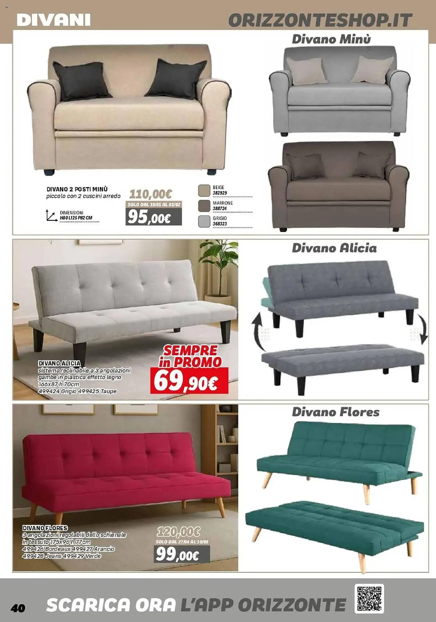 Volantino Orizzonte da 16 gennaio a 27 settembre di 2026 - Pagina del volantino 40