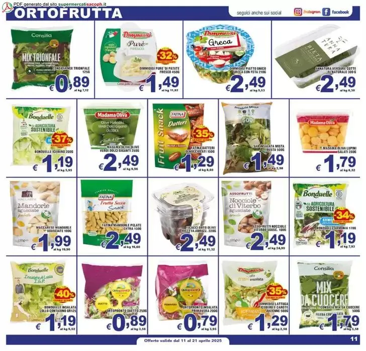 Volantino Sacoph da 11 aprile a 21 aprile di 2025 - Pagina del volantino 11