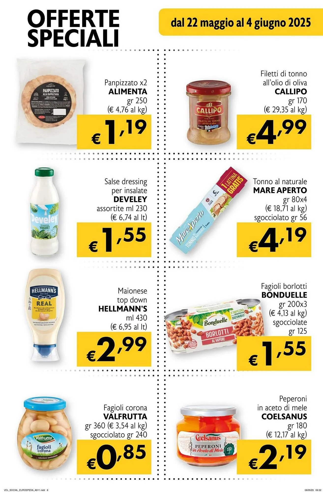 Volantino Eurospesa da 22 maggio a 4 giugno di 2025 - Pagina del volantino 8