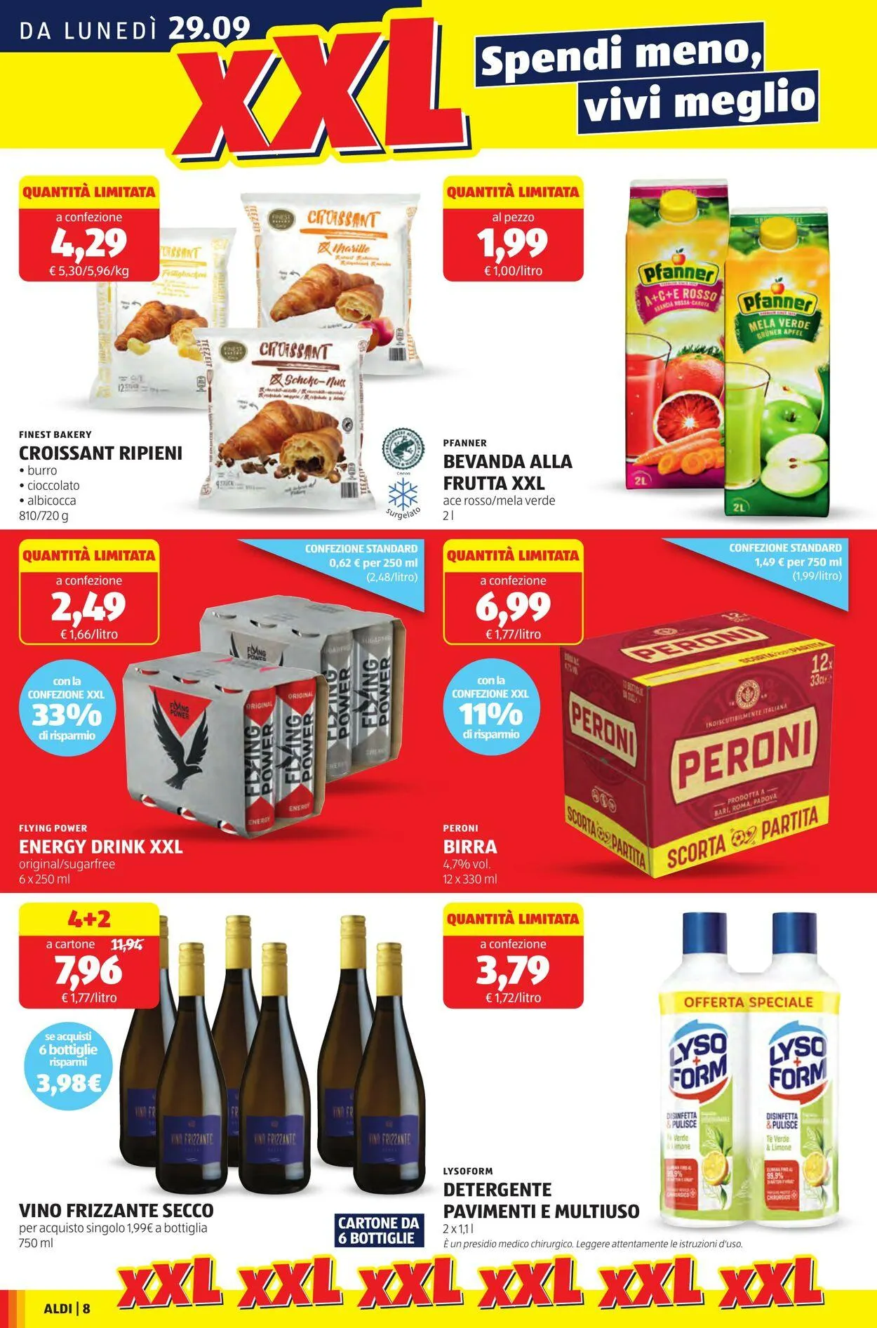 Aldi Volantino attuale da 29 settembre a 5 ottobre di 2025 - Pagina del volantino 8