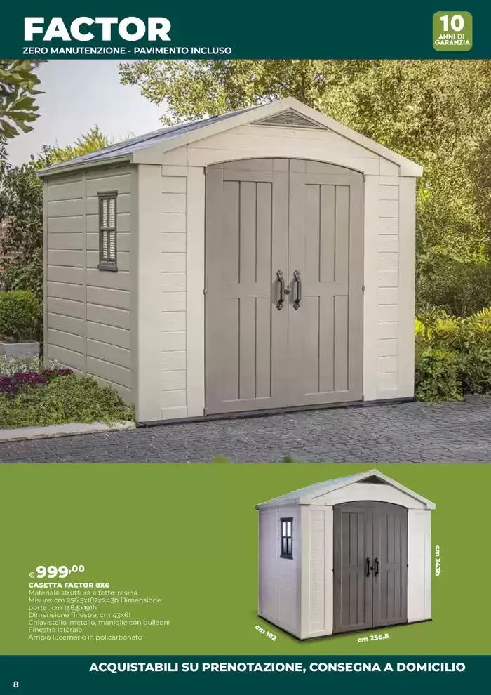 Casette da giardino da 13 marzo a 7 maggio di 2025 - Pagina del volantino 8