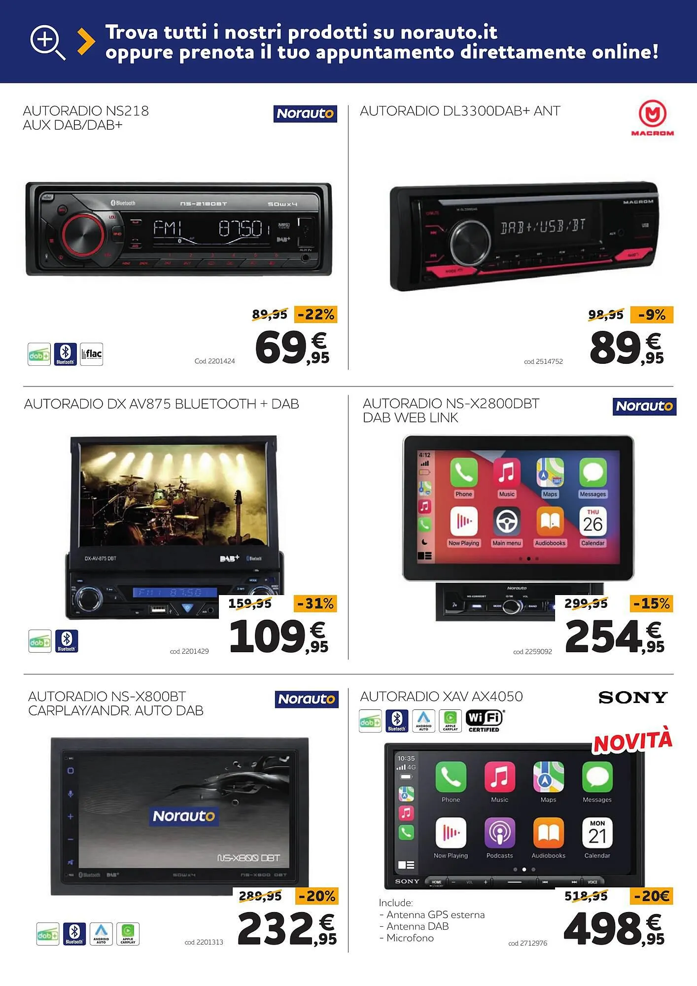 Volantino Norauto da 1 dicembre a 3 gennaio di 2024 - Pagina del volantino 10