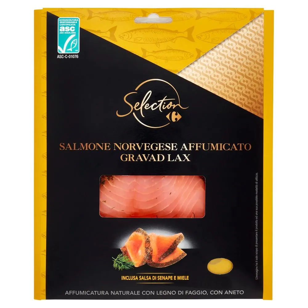 The Icelander Gravad Lax Salmone Norvegese Affumicato con Legno di Faggio con Aneto 120 g