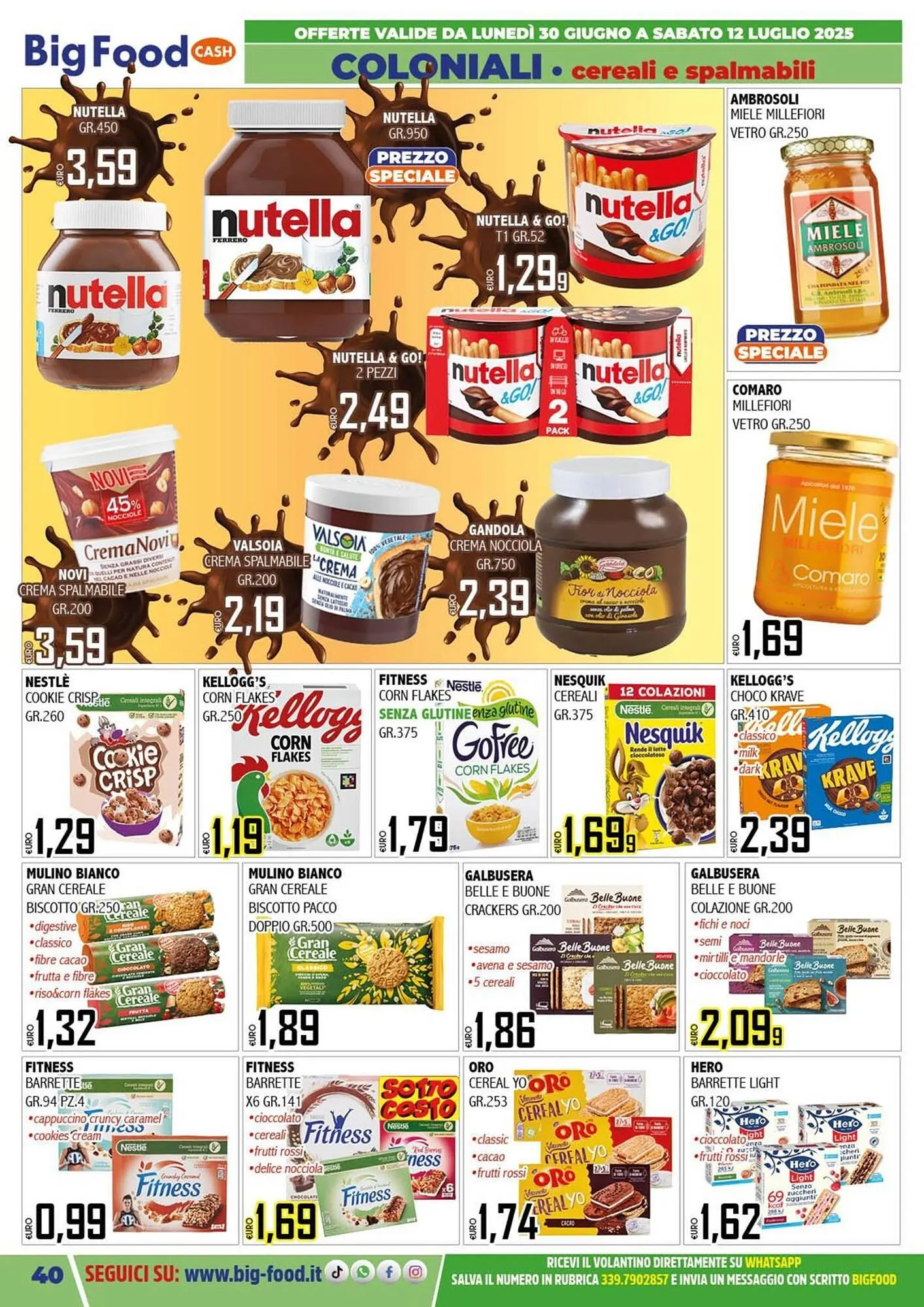 Volantino Big Food da 30 giugno a 12 luglio di 2025 - Pagina del volantino 40