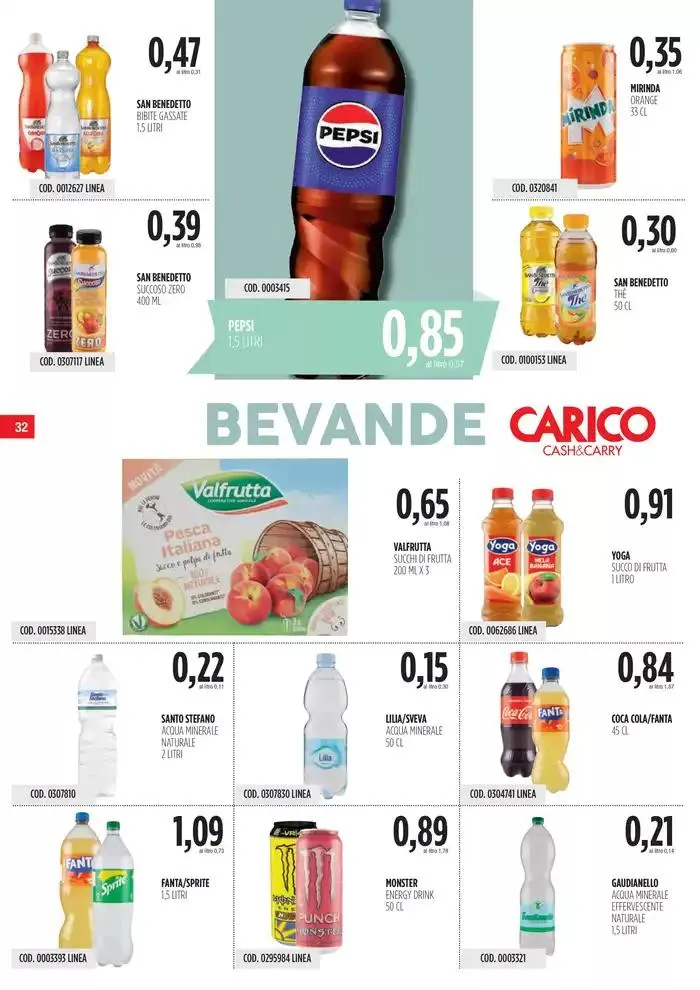 Offerte Carico Cash&Carry da 7 gennaio a 22 gennaio di 2025 - Pagina del volantino 32