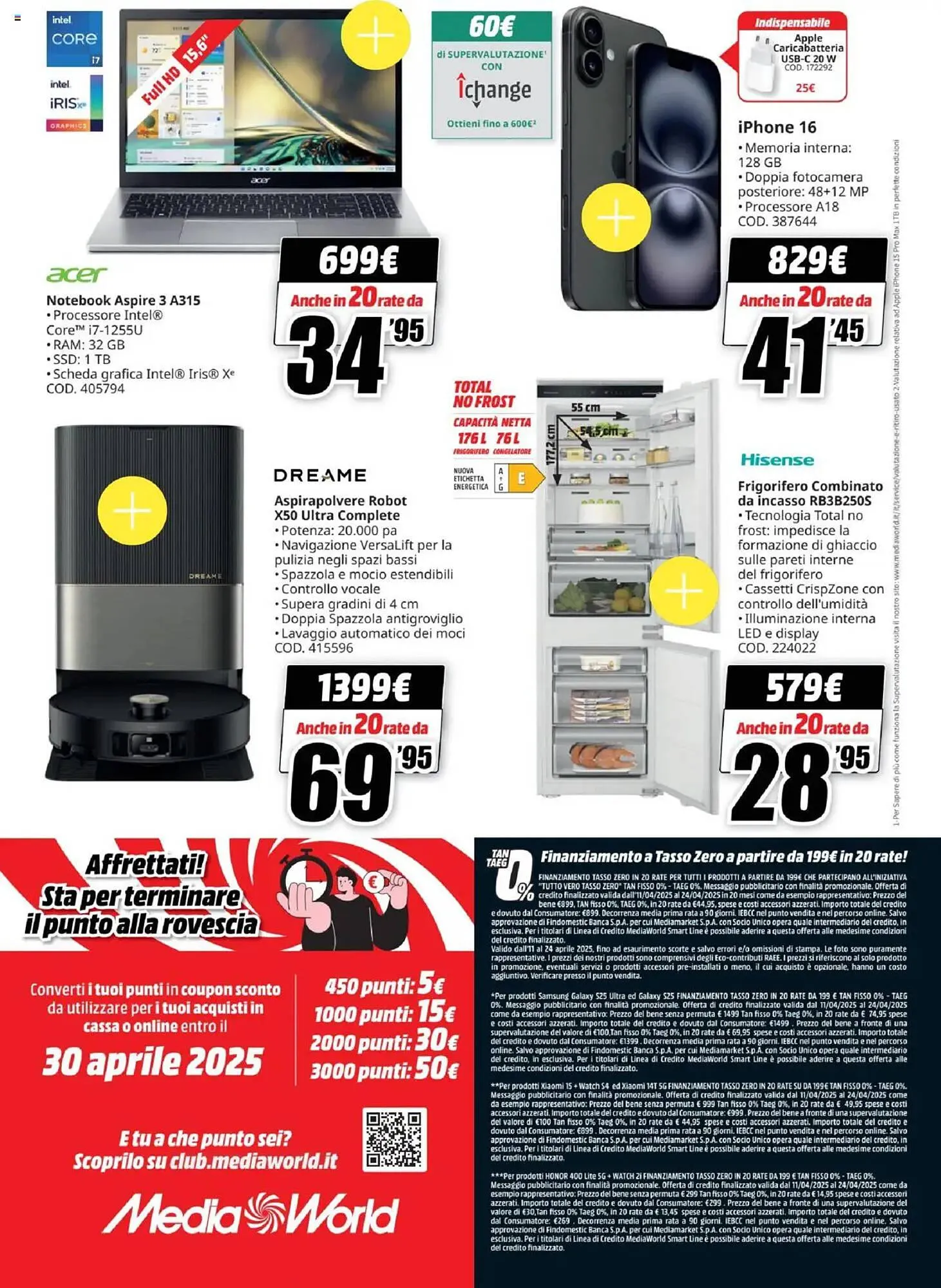 Volantino MediaWorld da 11 aprile a 24 aprile di 2025 - Pagina del volantino 36