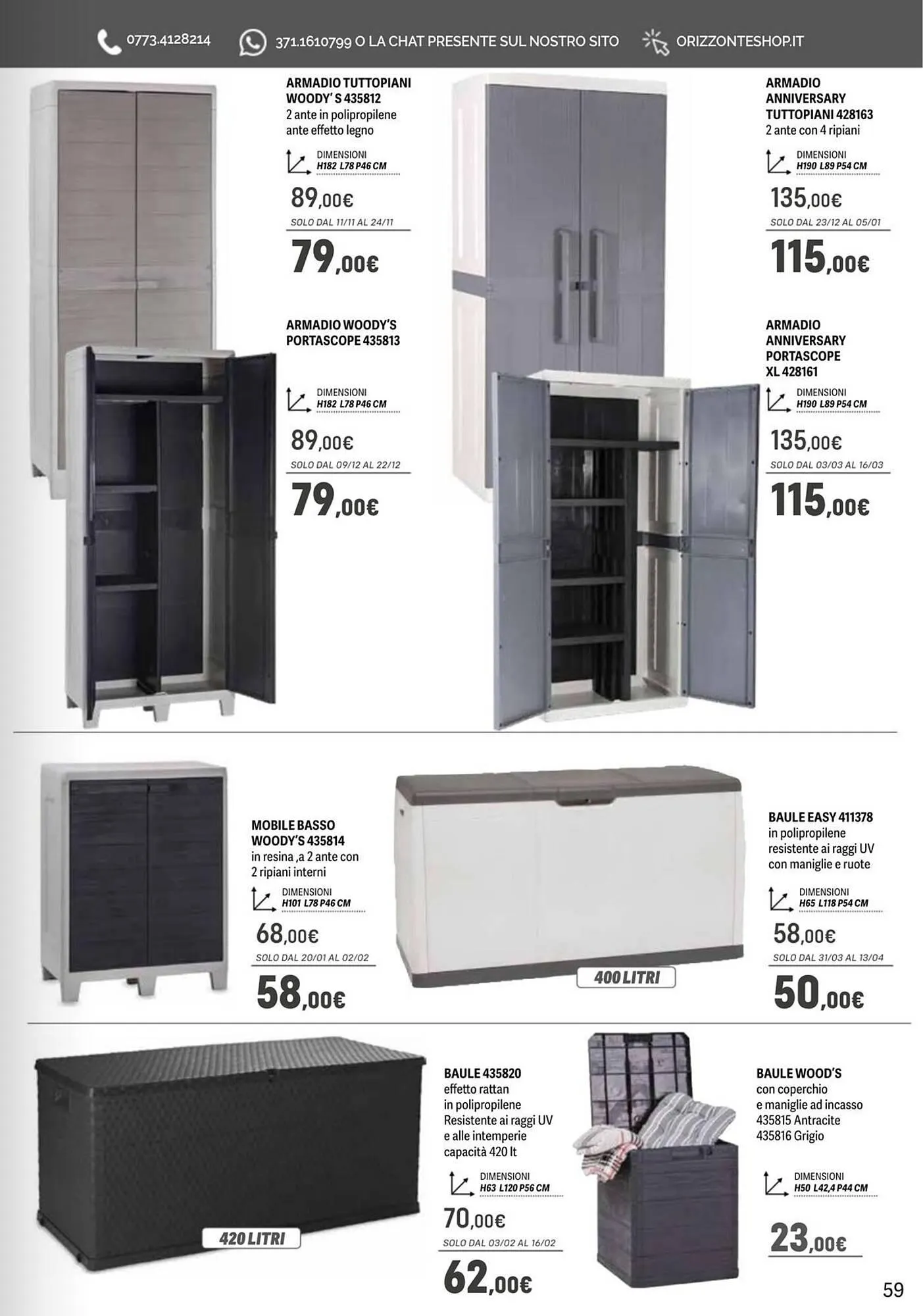Volantino Orizzonte da 11 febbraio a 30 aprile di 2025 - Pagina del volantino 59