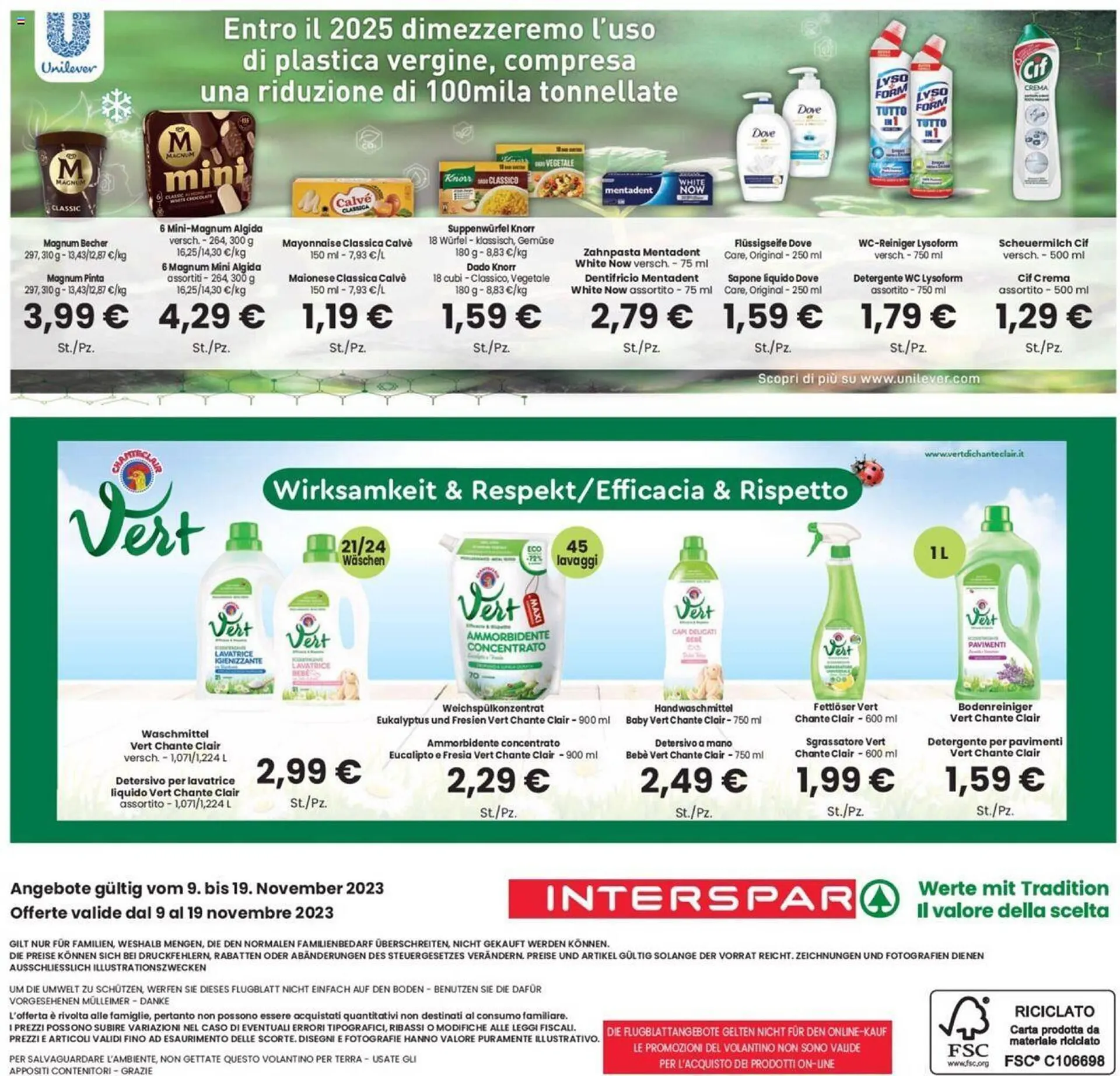 Volantino Interspar da 9 novembre a 19 novembre di 2023 - Pagina del volantino 16