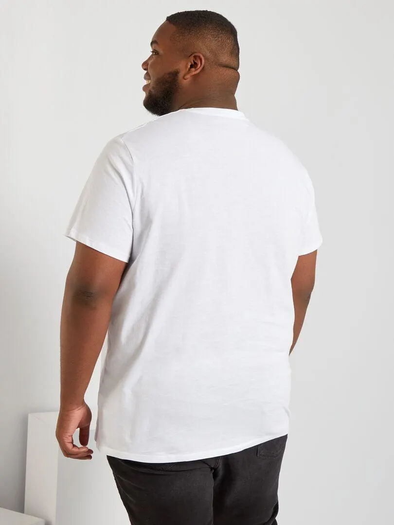 T-shirt puro cotone - Bianco