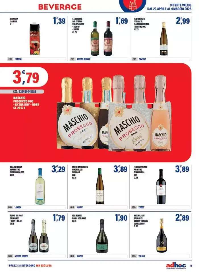 Offerte valide dal 22 aprile al 4 maggio da 22 aprile a 4 maggio di 2025 - Pagina del volantino 19