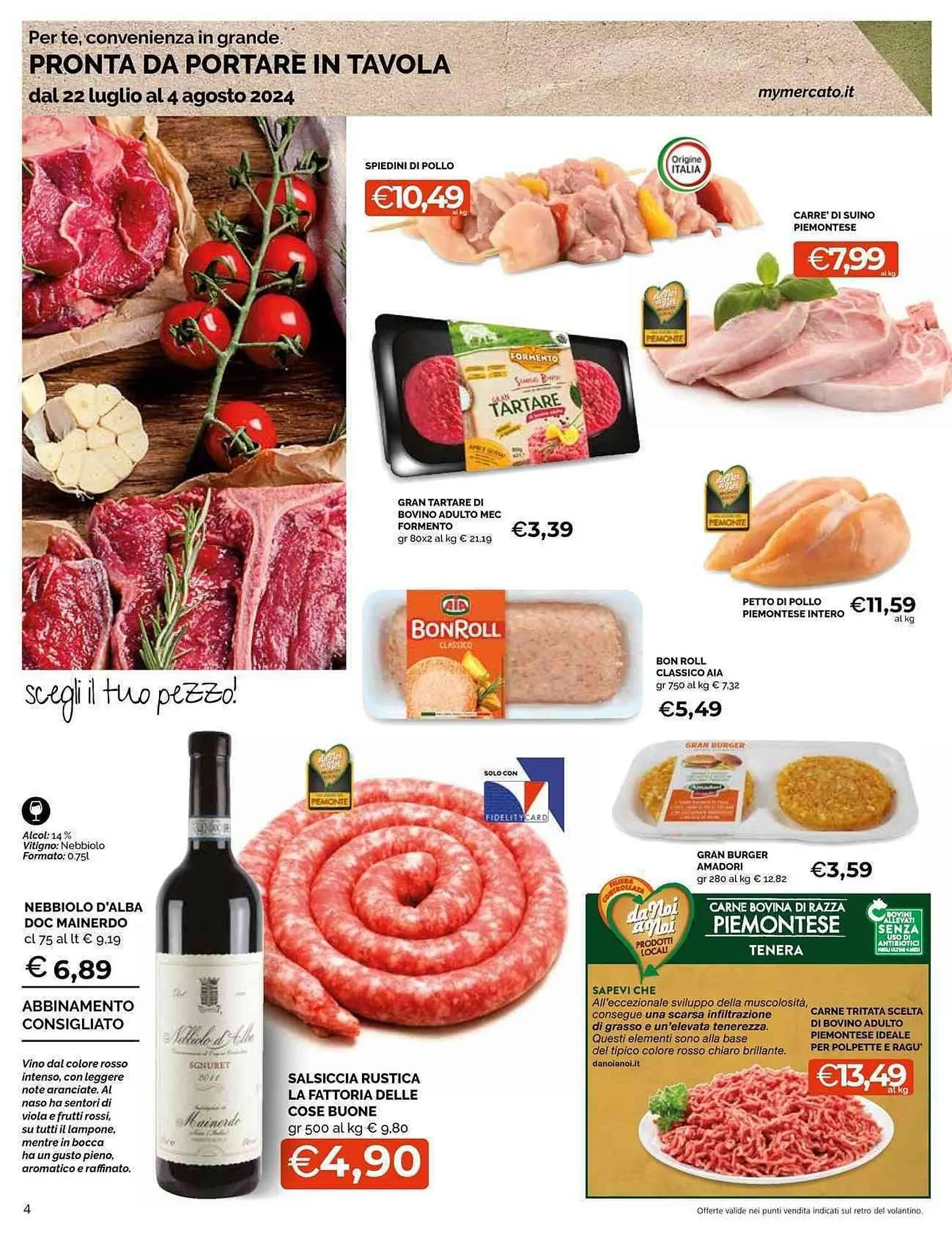 Volantino Mercatò Local da 22 luglio a 4 agosto di 2024 - Pagina del volantino 4