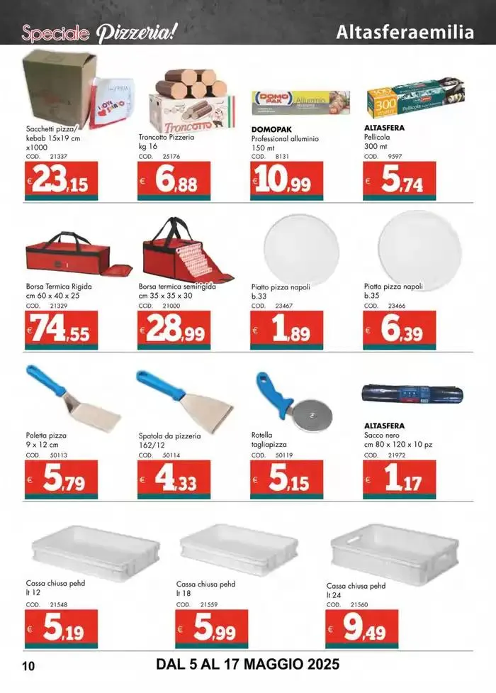 Speciale pizzeria! da 5 maggio a 17 maggio di 2025 - Pagina del volantino 10