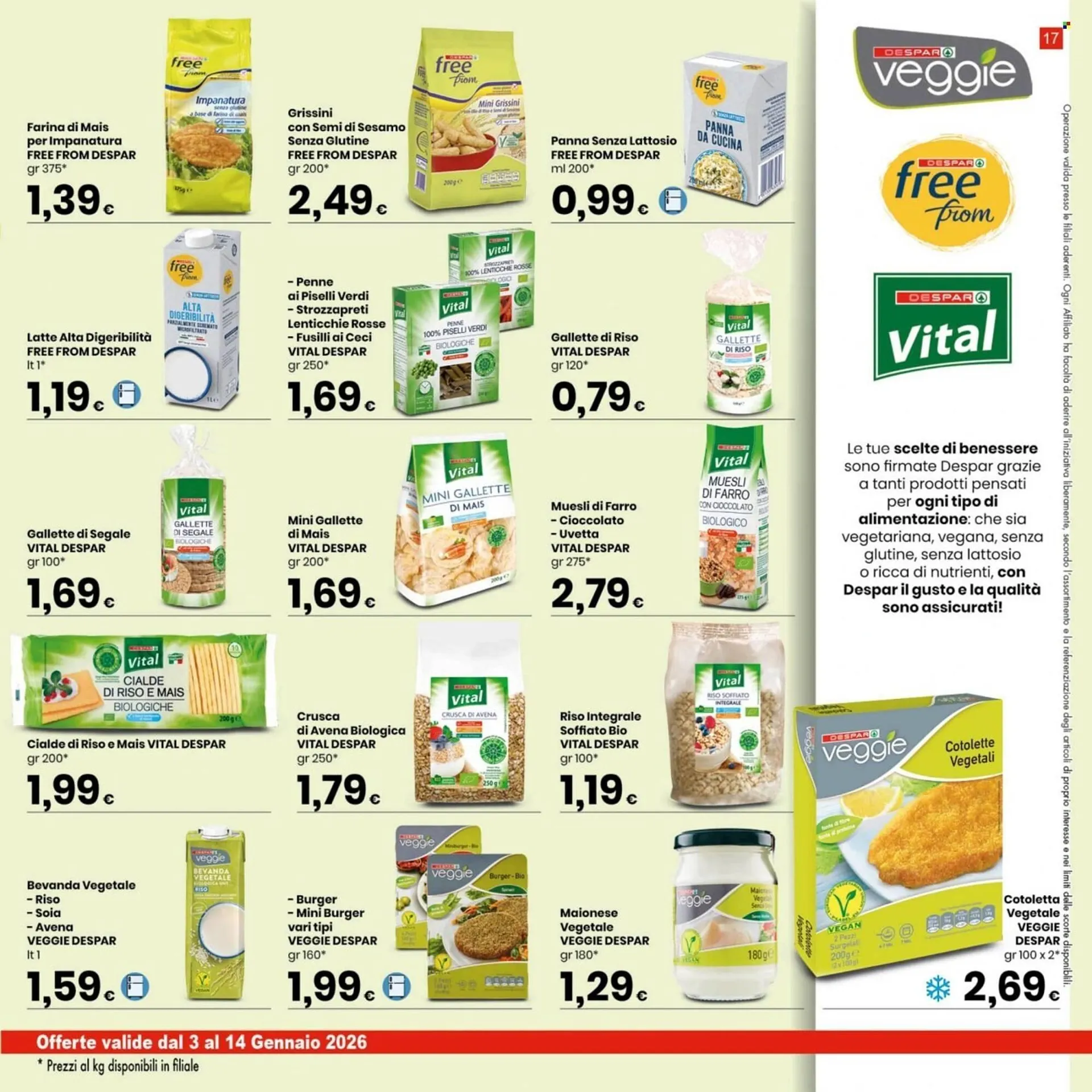 Volantino Despar da 3 gennaio a 14 gennaio di 2026 - Pagina del volantino 17