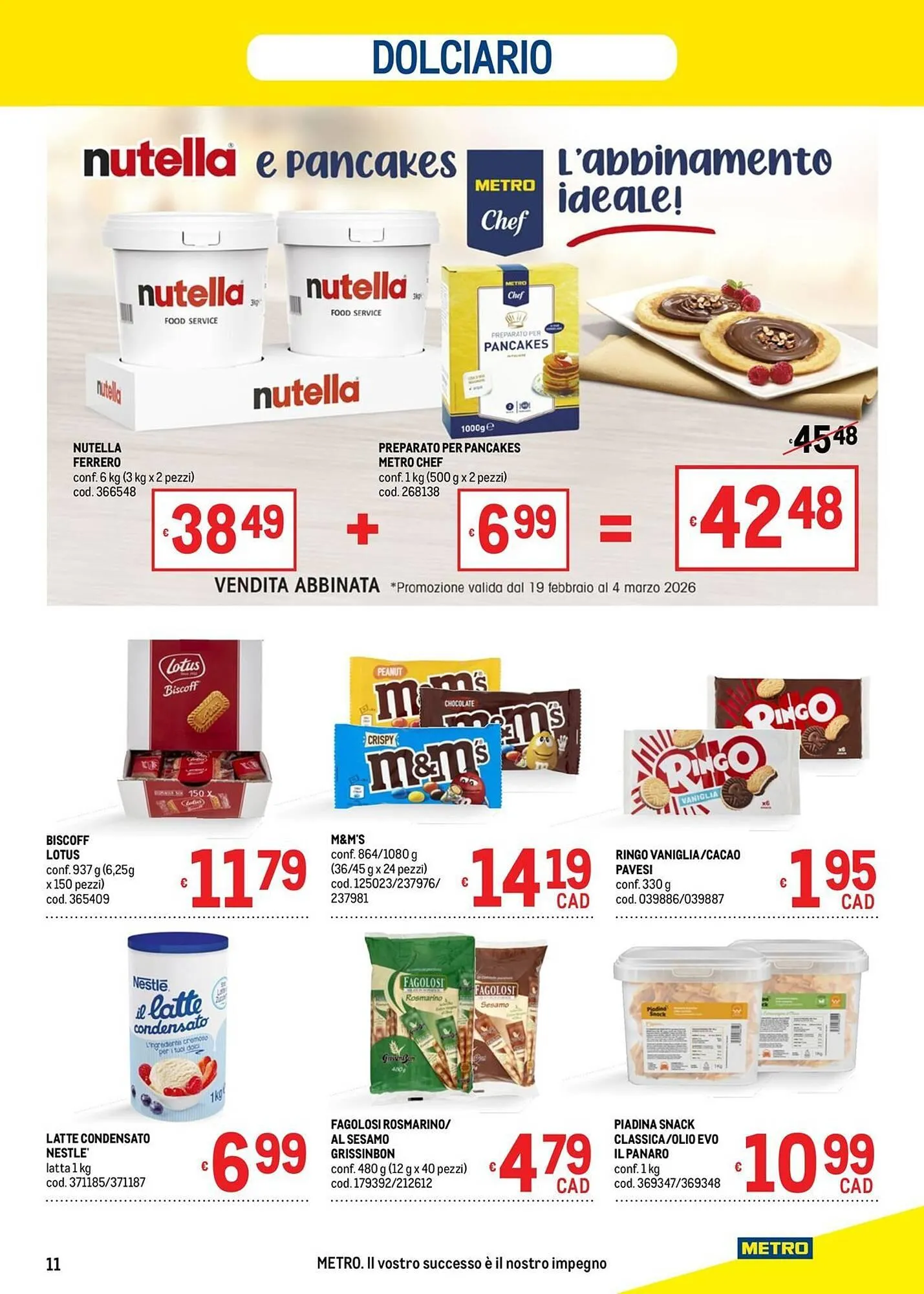 Volantino Metro da 19 febbraio a 4 marzo di 2026 - Pagina del volantino 11