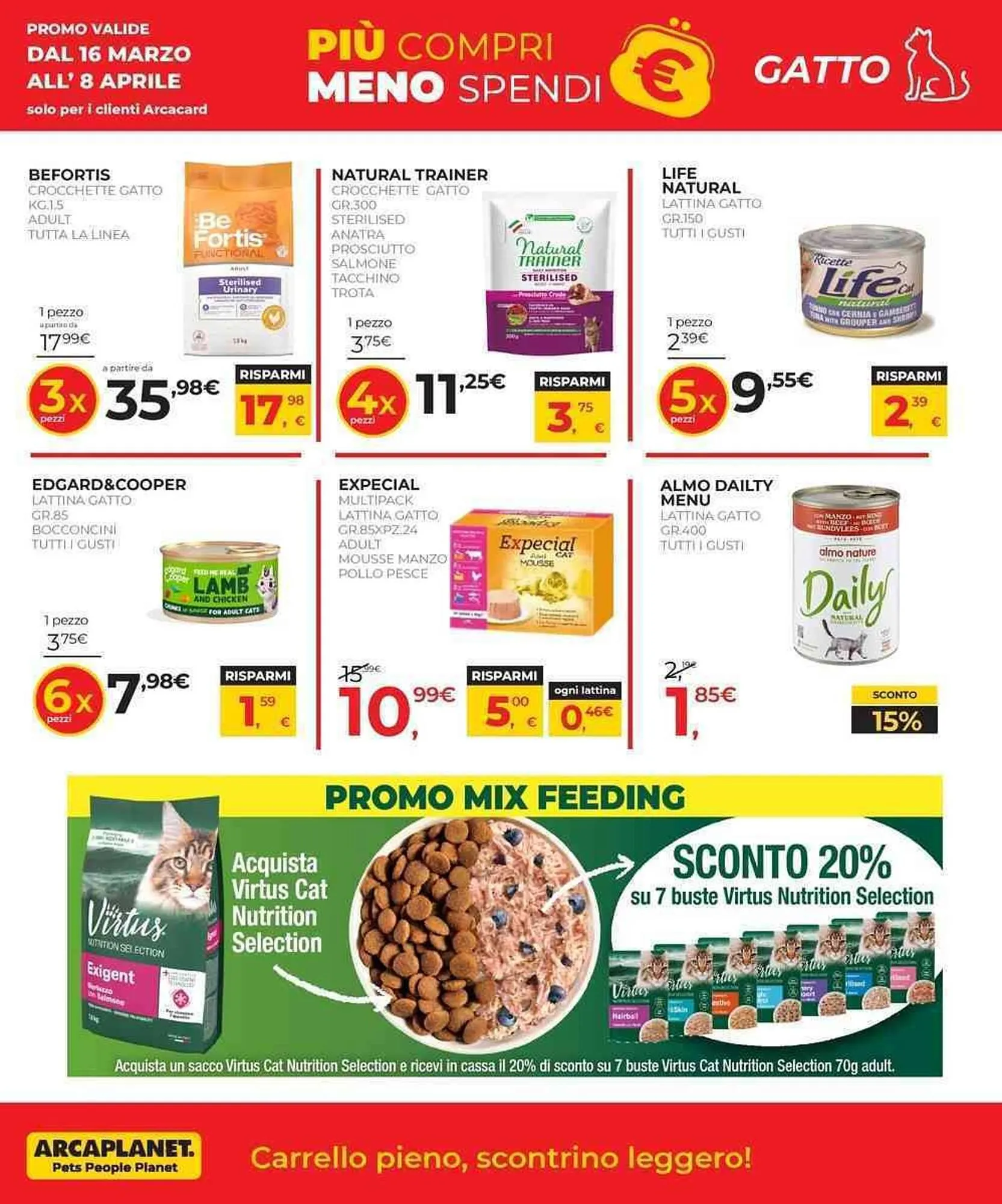 Volantino Arcaplanet da 16 marzo a 8 aprile di 2026 - Pagina del volantino 3