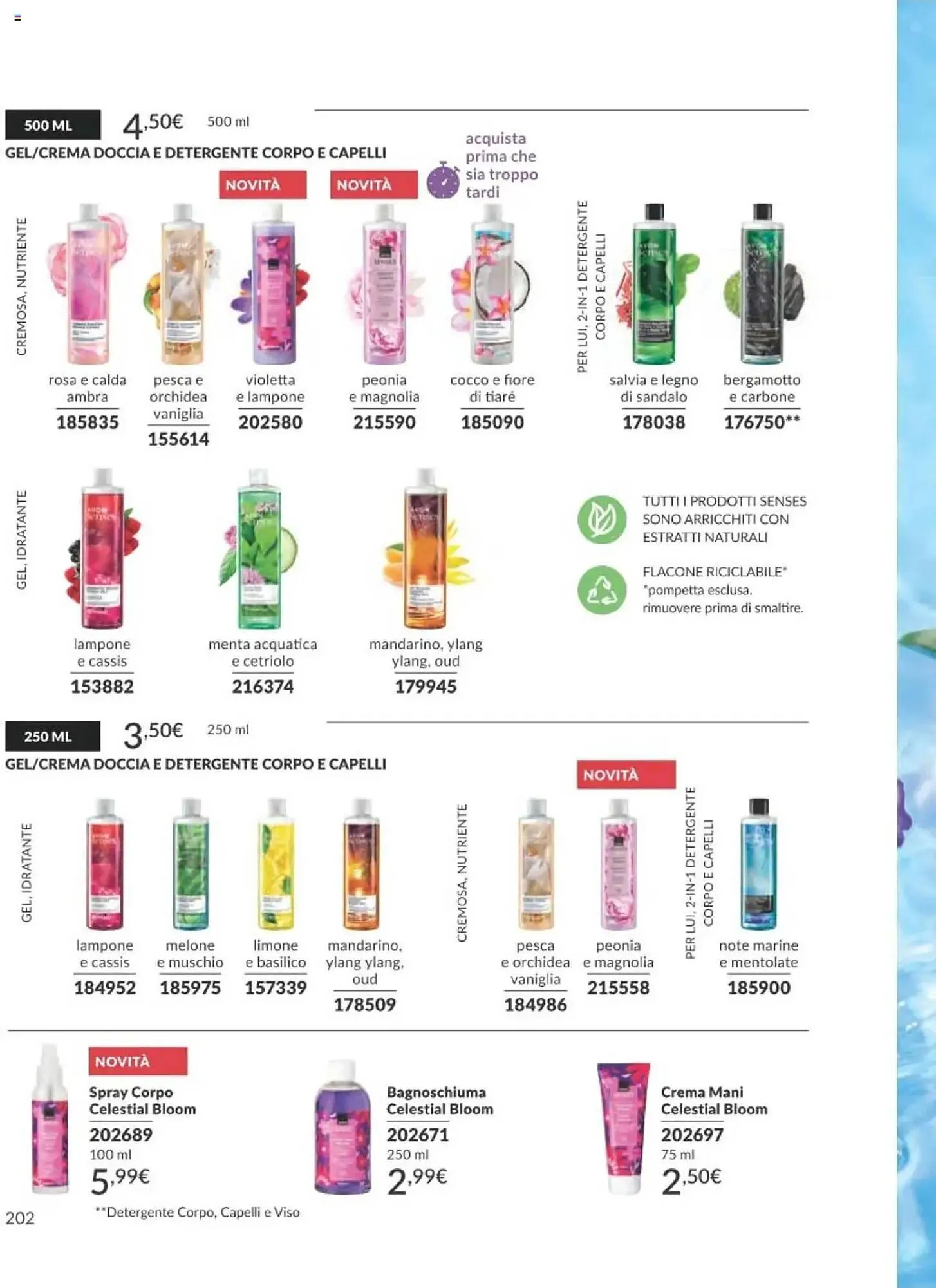 Volantino Avon da 1 aprile a 30 aprile di 2025 - Pagina del volantino 202