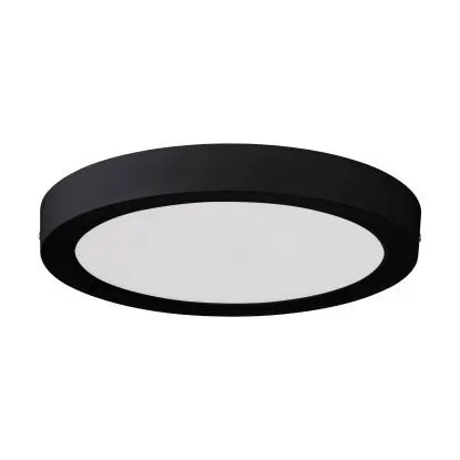 Plafoniera LED Idune-E 2750 lm bianco neutro Ø 30 cm nero