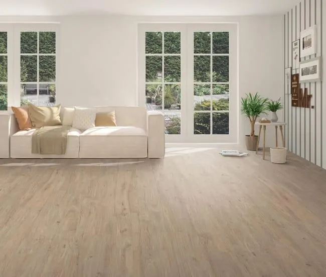 Piastrella da pavimento e rivestimento interno 20 x 120 cm Sp. 9.5 mm rettificato Listone in gres porcellanato beige traffico intenso (pei 4/5) R9 1.44 mq