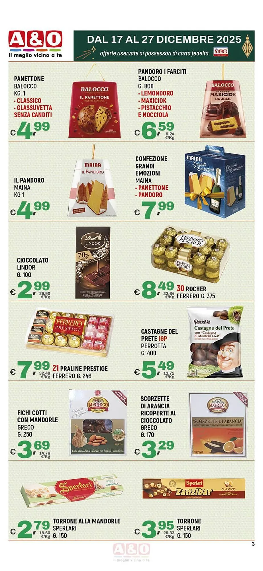 Volantino A&O da 18 dicembre a 27 dicembre di 2025 - Pagina del volantino 3