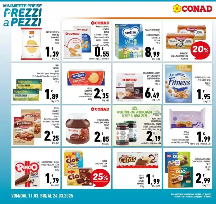 Prezzi a pezzi da 11 marzo a 24 marzo di 2025 - Pagina del volantino 16