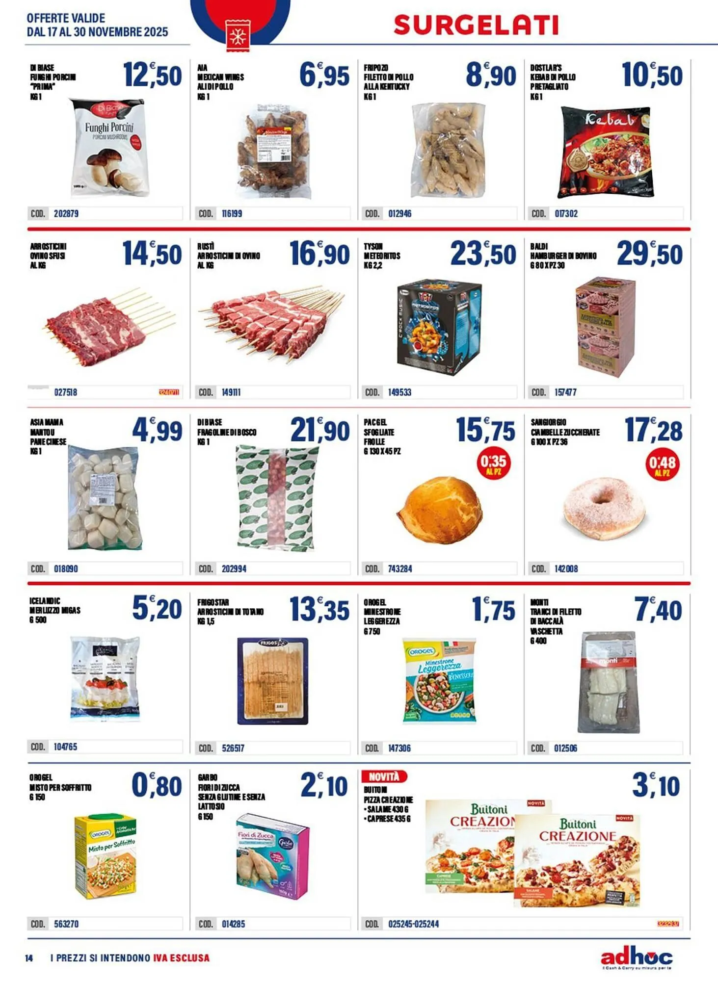 Volantino Adhoc da 17 novembre a 30 novembre di 2025 - Pagina del volantino 14