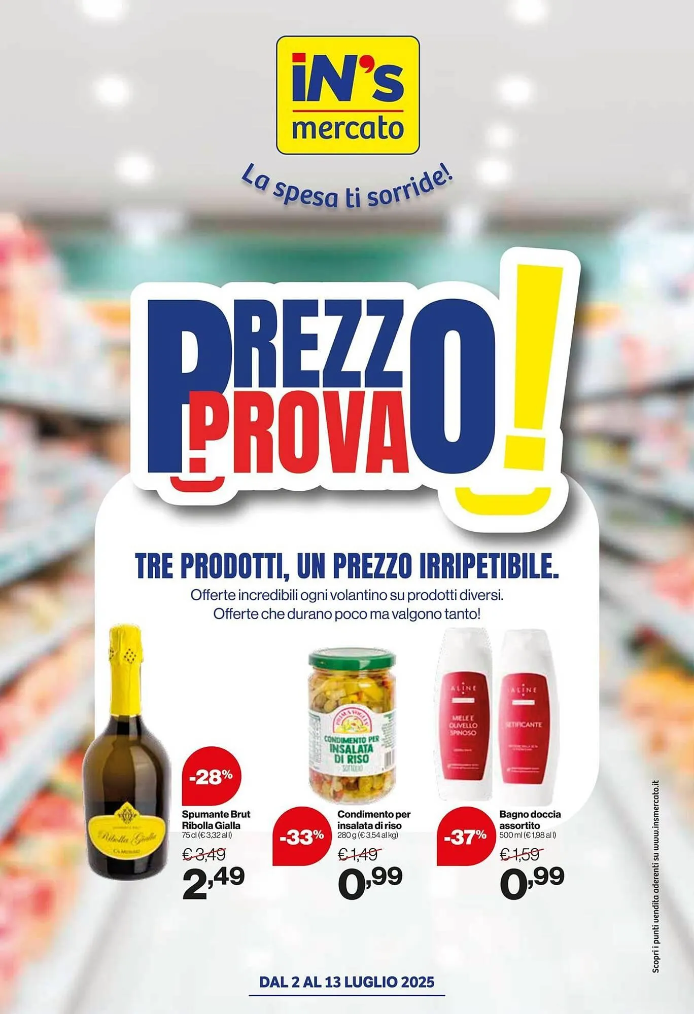 Volantino In'S Mercato da 2 luglio a 13 luglio di 2025 - Pagina del volantino 1