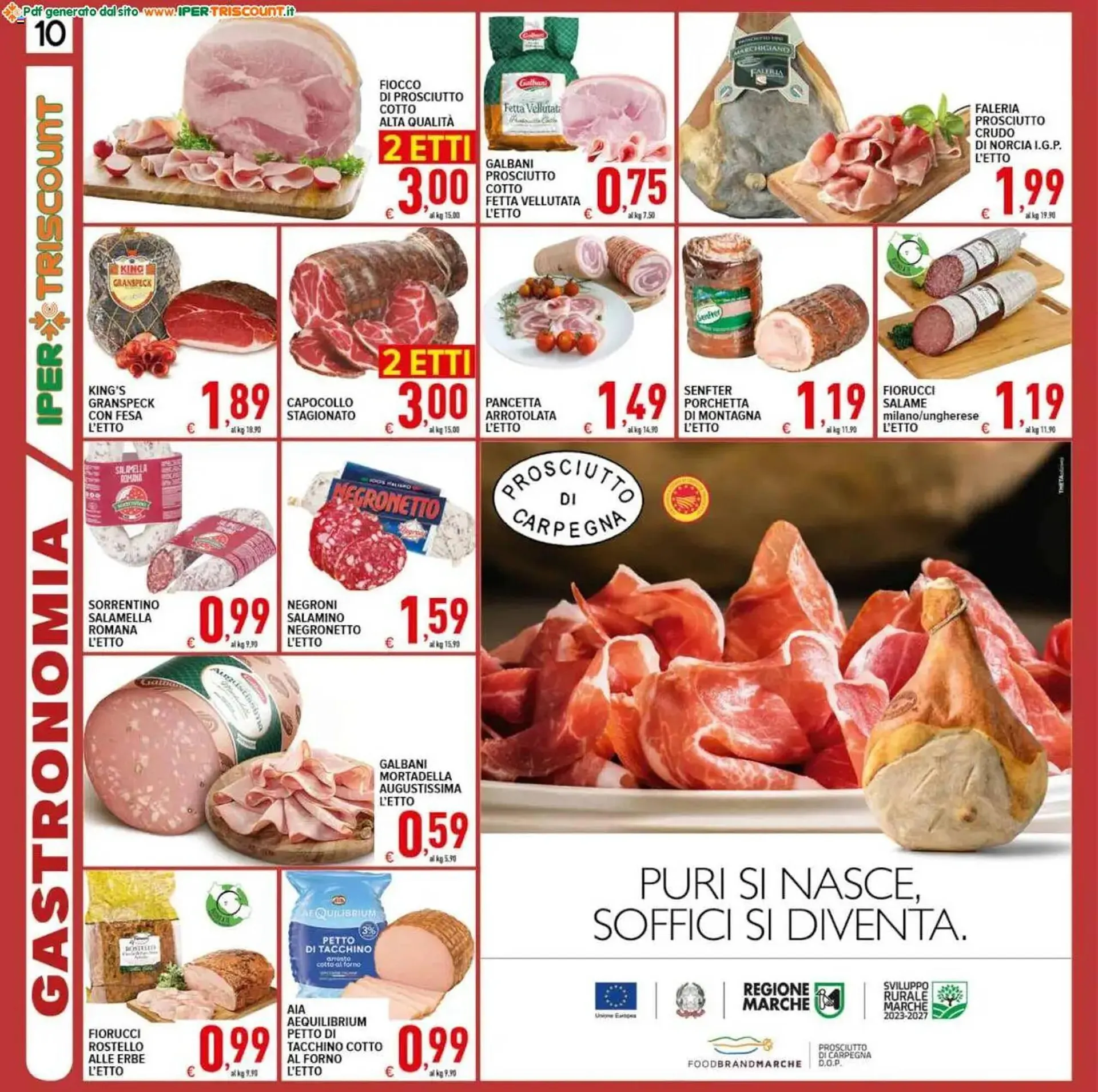 Volantino Iper Triscount da 25 luglio a 5 agosto di 2025 - Pagina del volantino 10