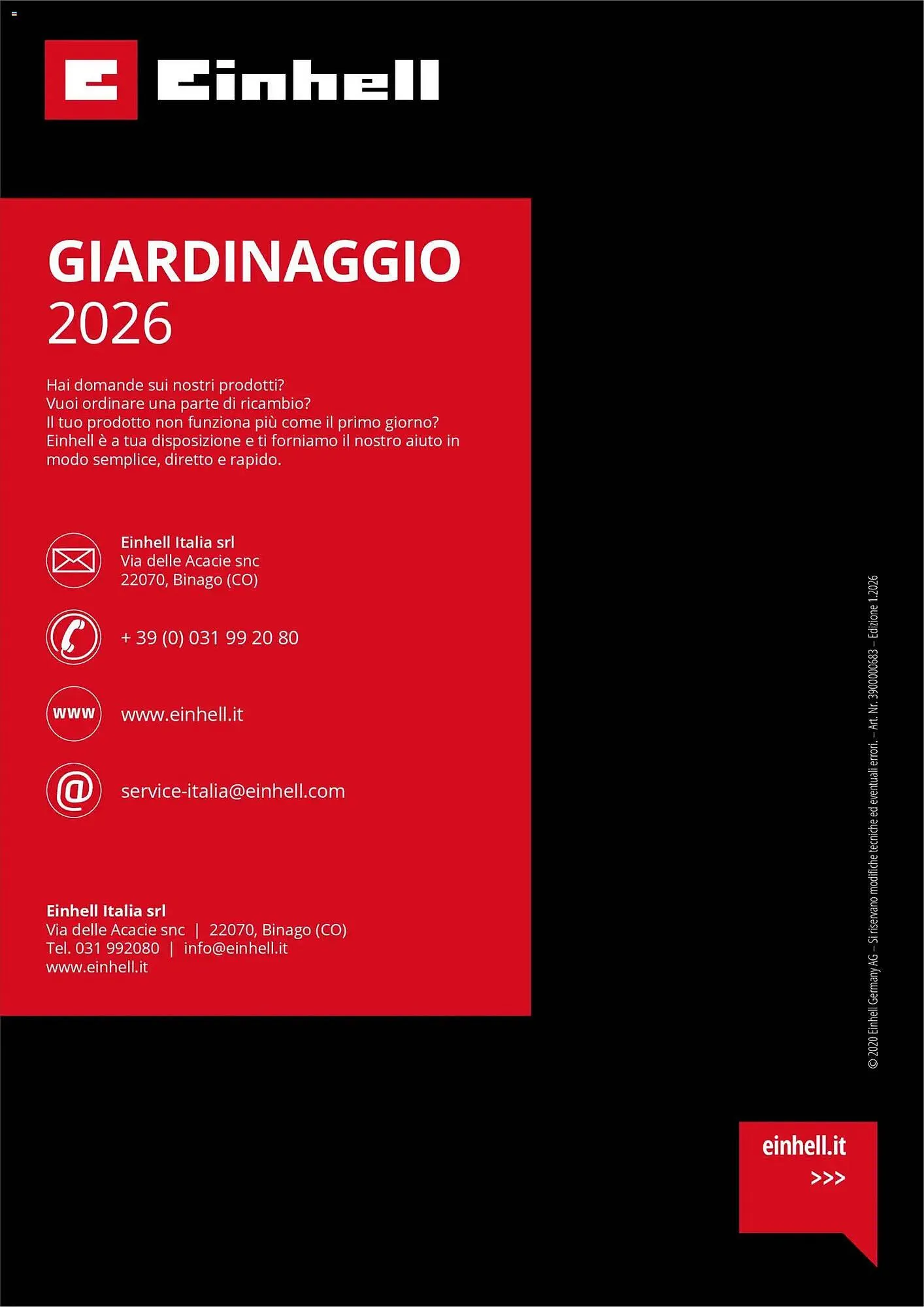 Volantino Einhell da 17 marzo a 31 dicembre di 2026 - Pagina del volantino 92