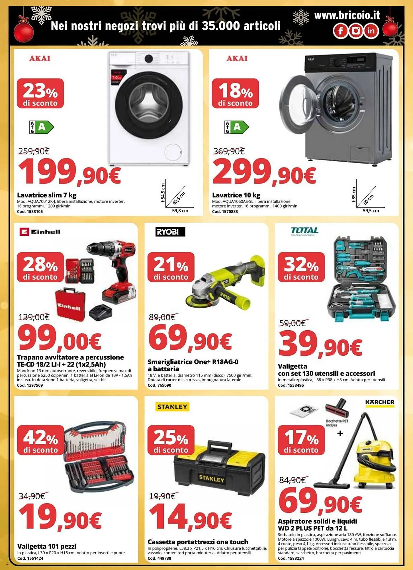 Volantino Brico Io da 9 dicembre a 24 dicembre di 2025 - Pagina del volantino 4