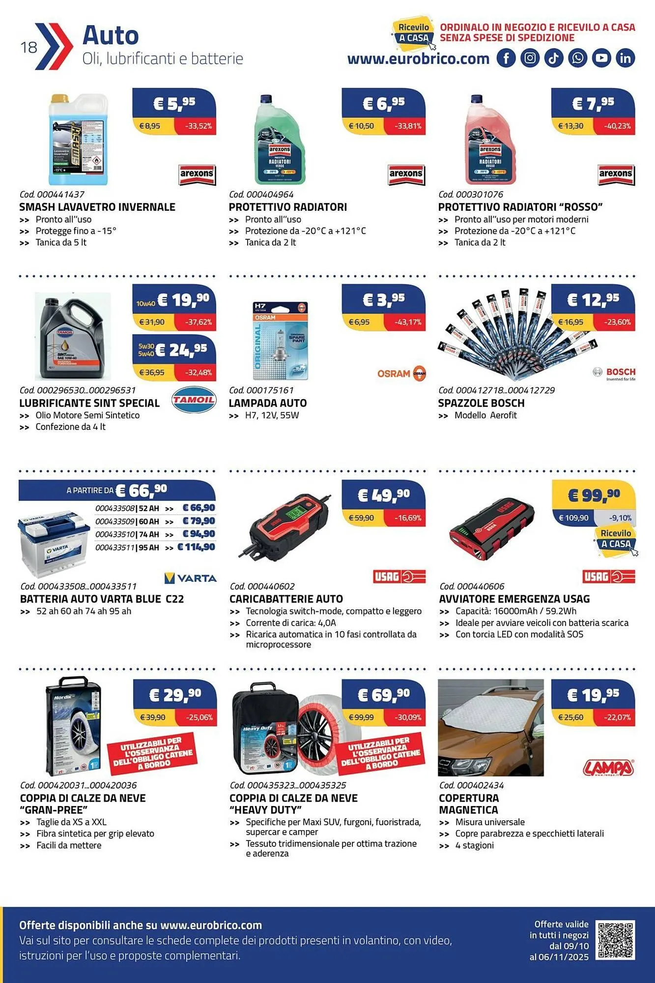 Volantino Eurobrico da 9 ottobre a 6 novembre di 2025 - Pagina del volantino 18