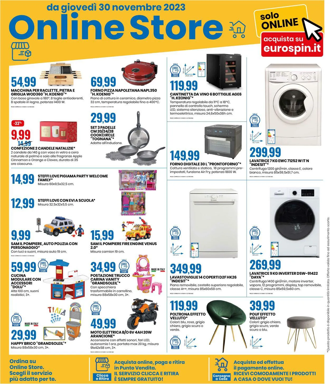 EURO Spin Volantino attuale da 25 novembre a 10 dicembre di 2023 - Pagina del volantino 22