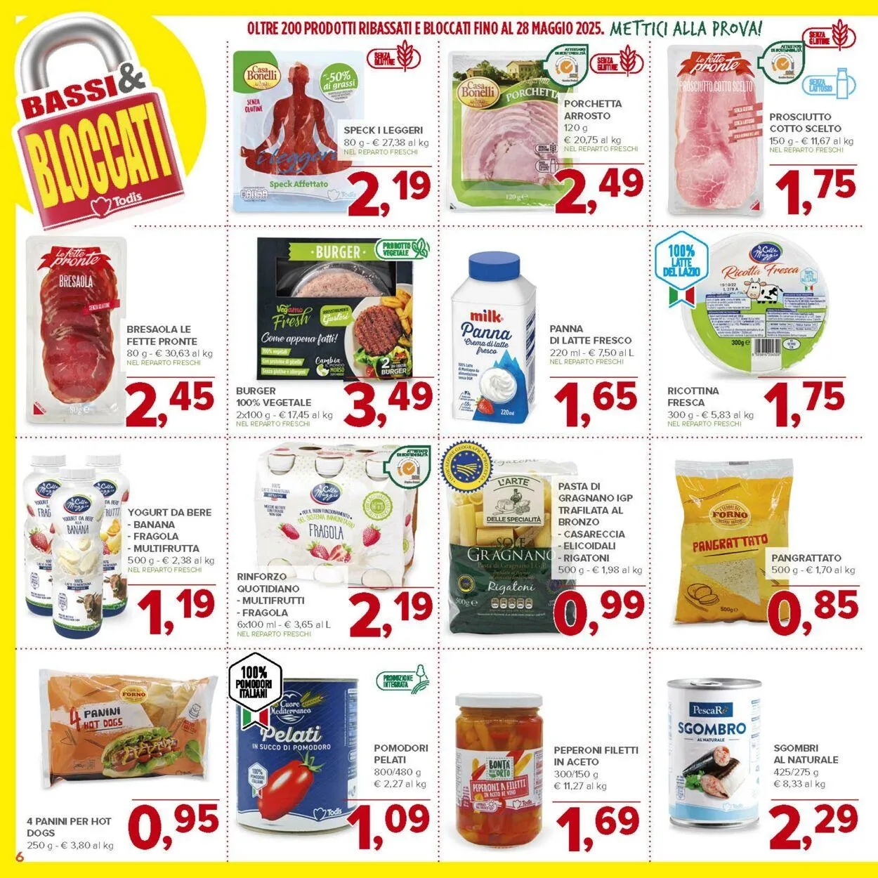 Todis Volantino attuale da 25 giugno a 9 luglio di 2025 - Pagina del volantino 6