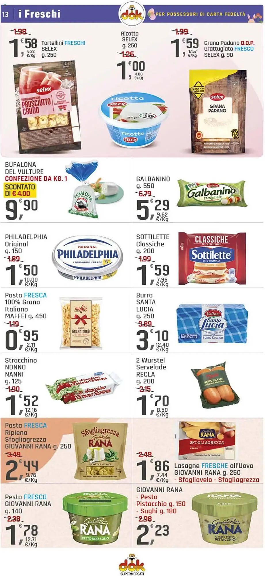 Volantino Supermercati Dok da 10 aprile a 19 aprile di 2025 - Pagina del volantino 13