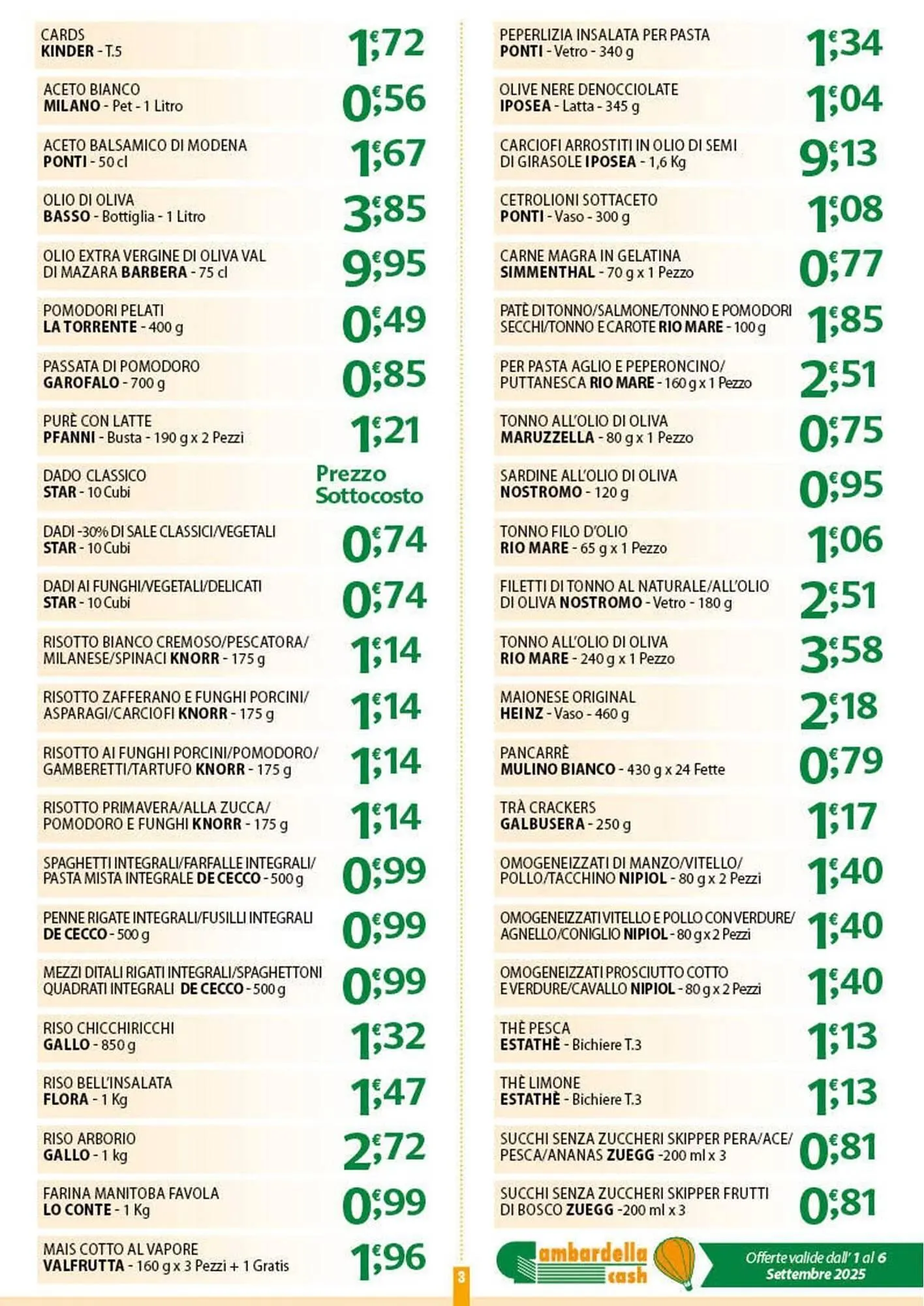 Volantino Gambardella Cash da 1 settembre a 6 settembre di 2025 - Pagina del volantino 3