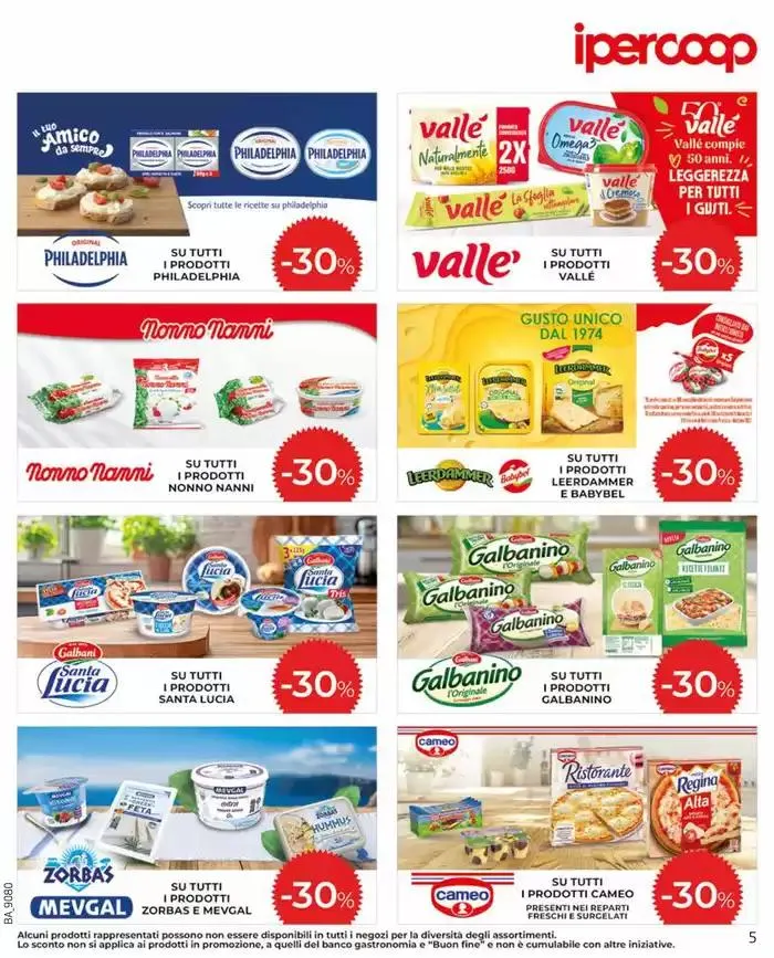 Grandi marche 30% 40% 50% da 8 maggio a 21 maggio di 2025 - Pagina del volantino 5