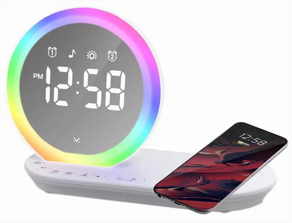 MAJESTIC - Radio sveglia RS 138WI-BIANCO