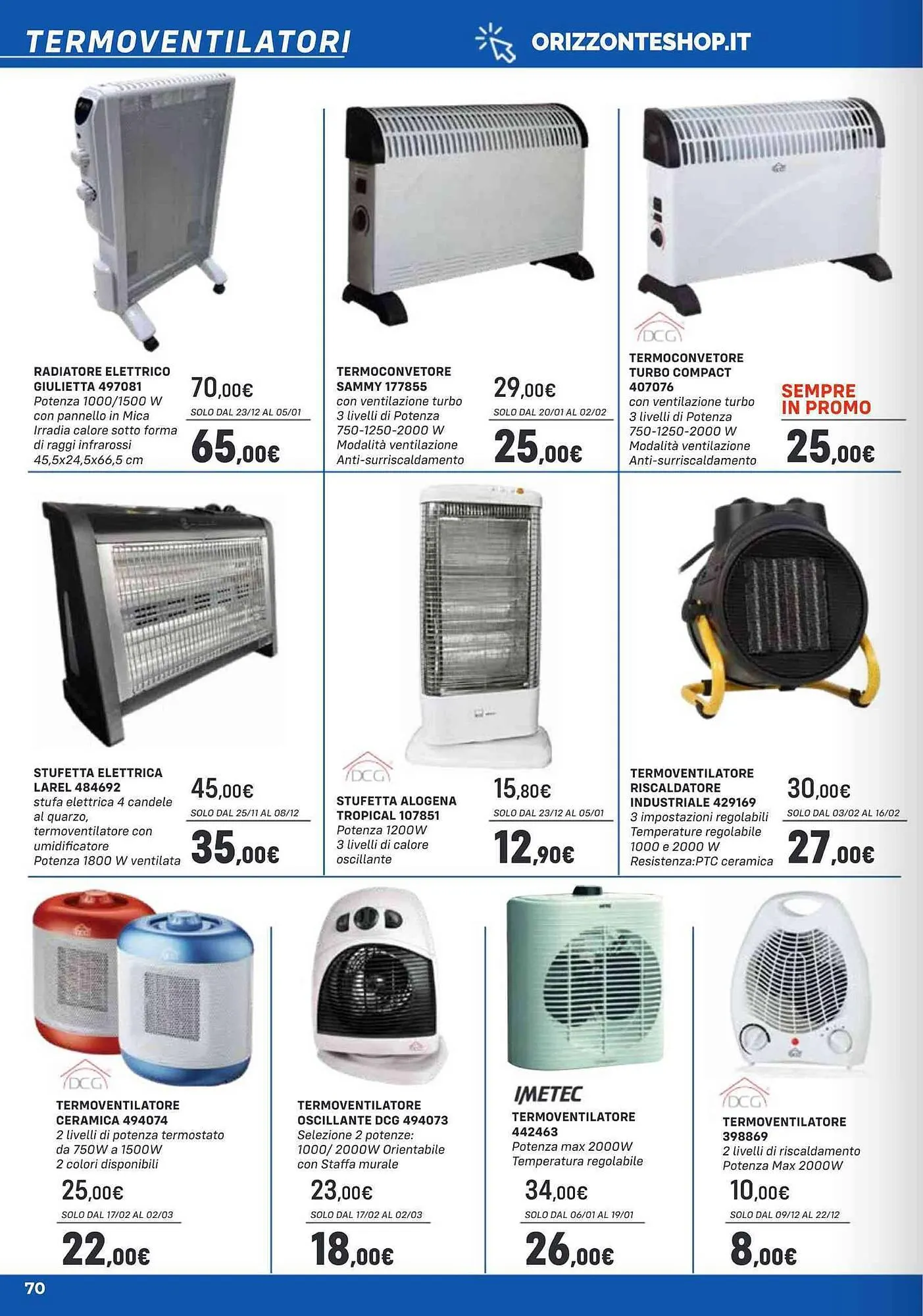 Volantino Orizzonte da 11 febbraio a 30 aprile di 2025 - Pagina del volantino 70