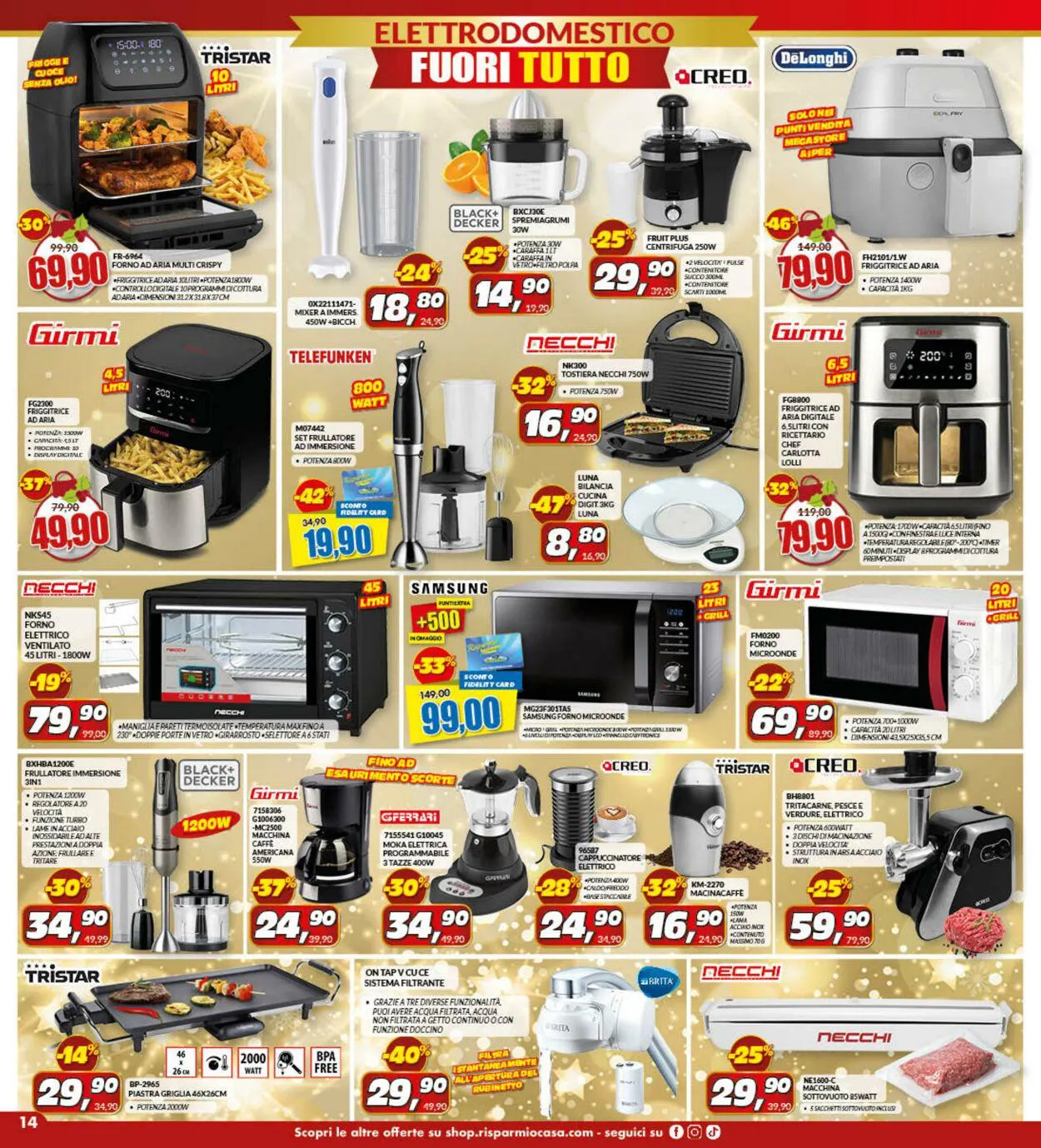 Risparmio Casa Volantino attuale da 18 dicembre a 7 gennaio di 2024 - Pagina del volantino 15