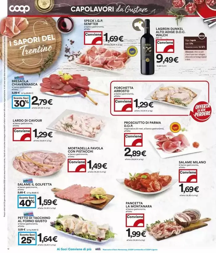 Sconti Fino al 40 % da 23 gennaio a 5 febbraio di 2025 - Pagina del volantino 12