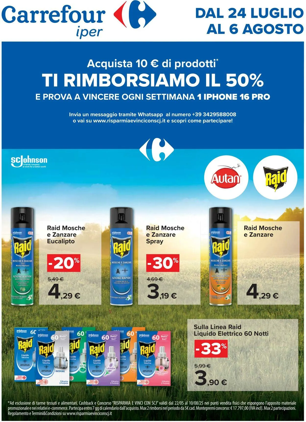 Carrefour Volantino attuale da 24 luglio a 6 agosto di 2025 - Pagina del volantino 1