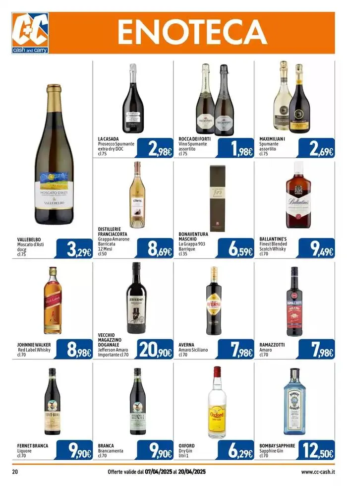 AFFARI SPECIALI da 8 aprile a 20 aprile di 2025 - Pagina del volantino 20